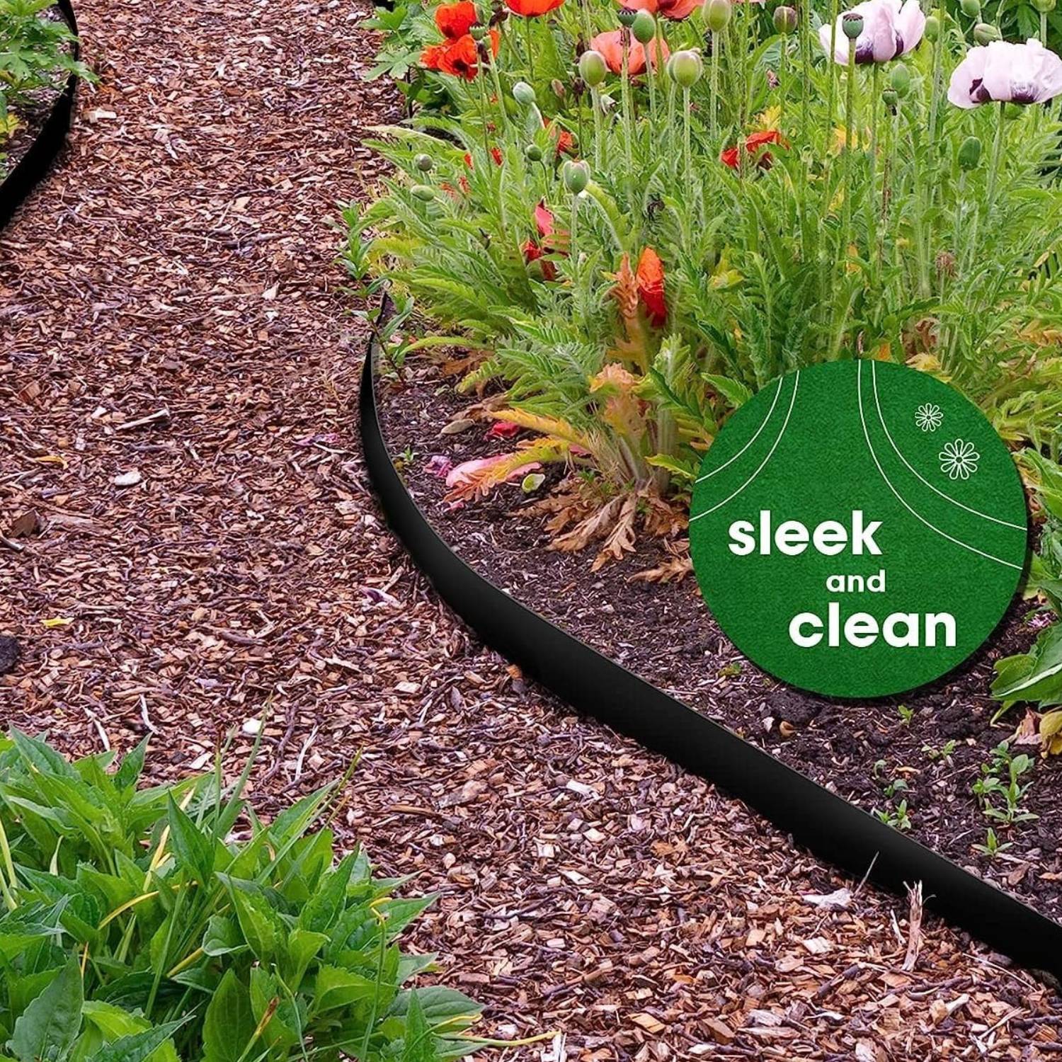 Black Steel Garden Edging 100 mm (per metre): image 3