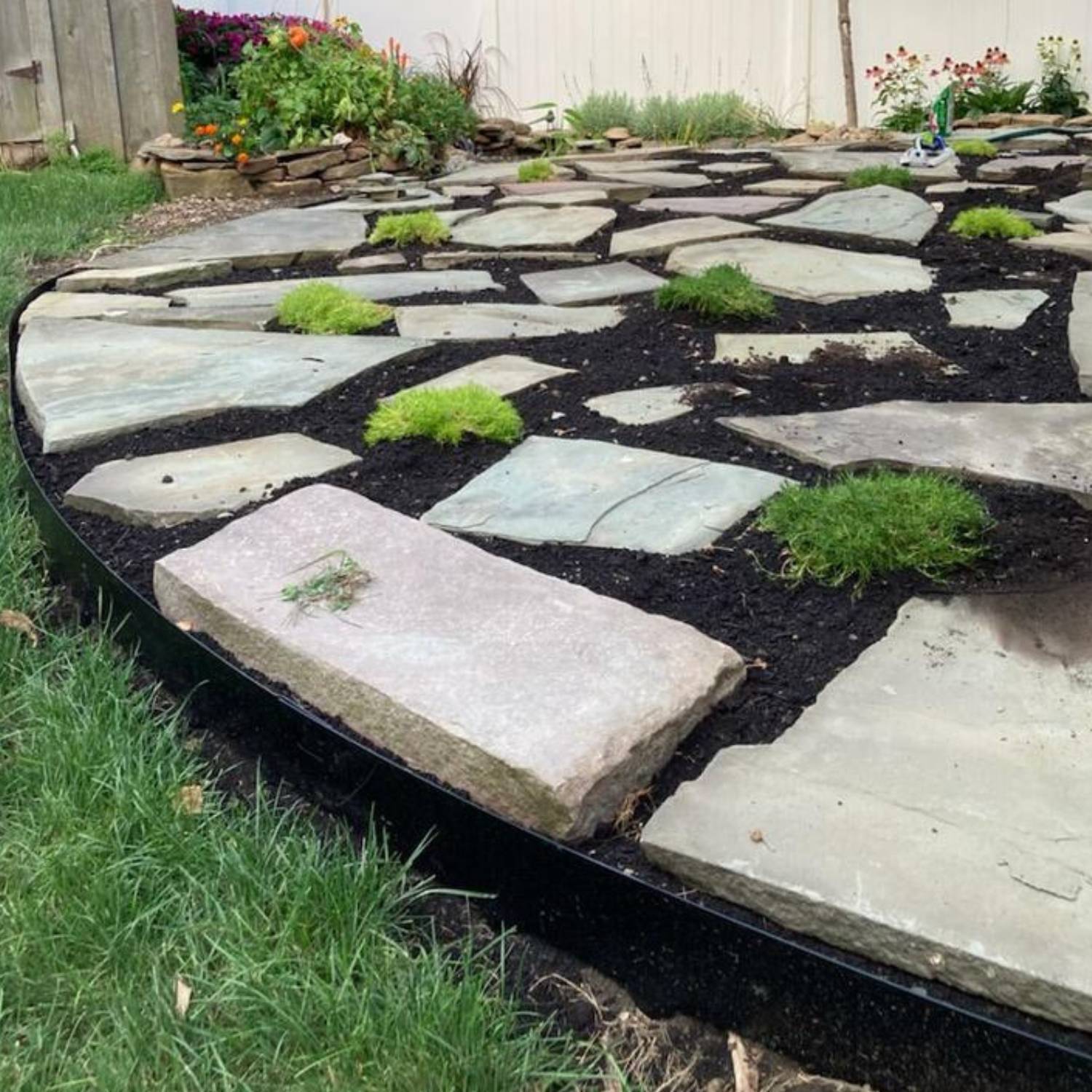 Black Steel Garden Edging 100 mm (per metre): image 4