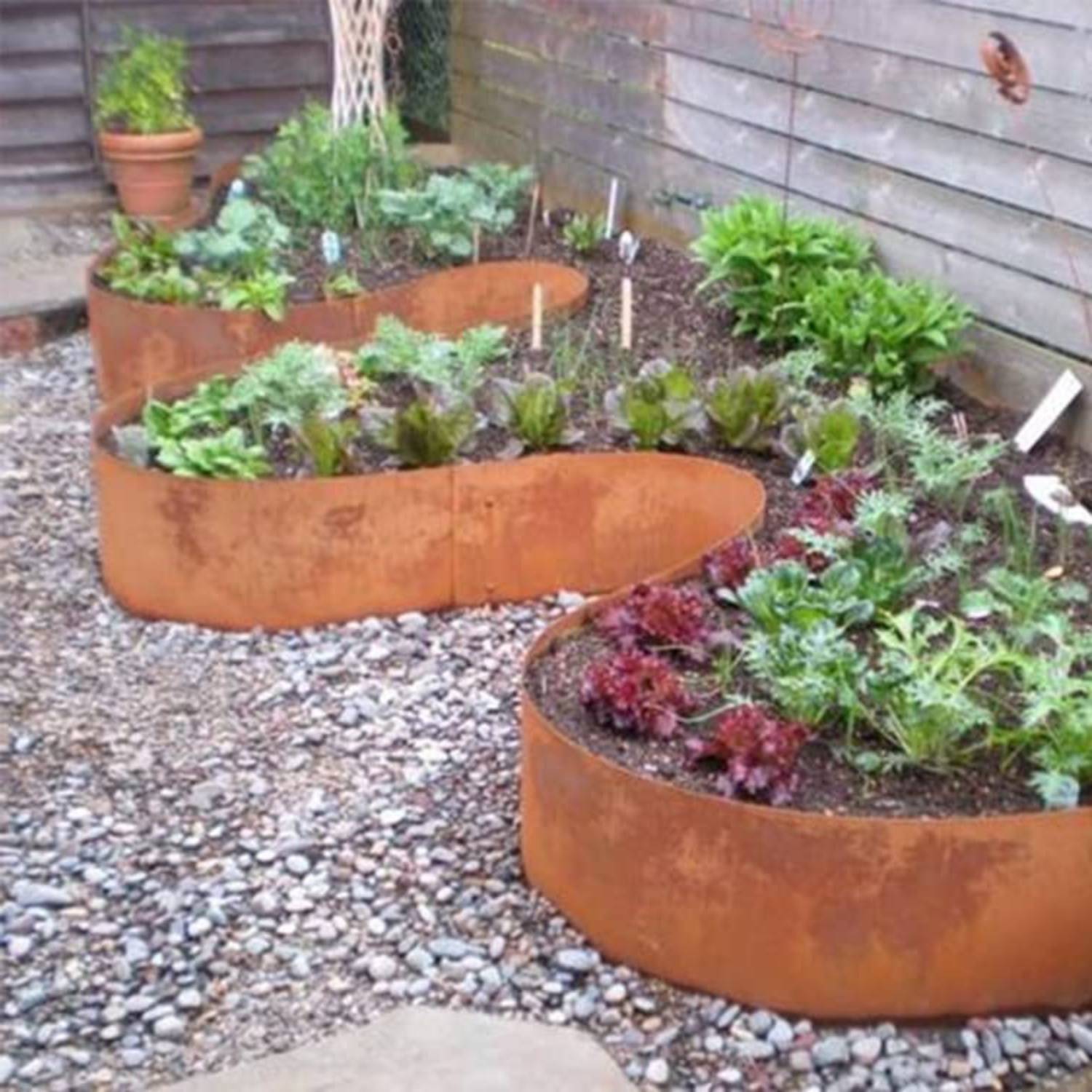 Corten Steel Garden Edging 100 mm (per metre): image 2