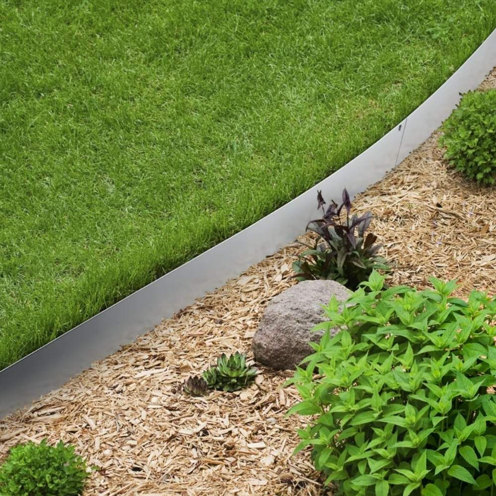 Stainless Steel Garden Edging 50 mm (per metre)