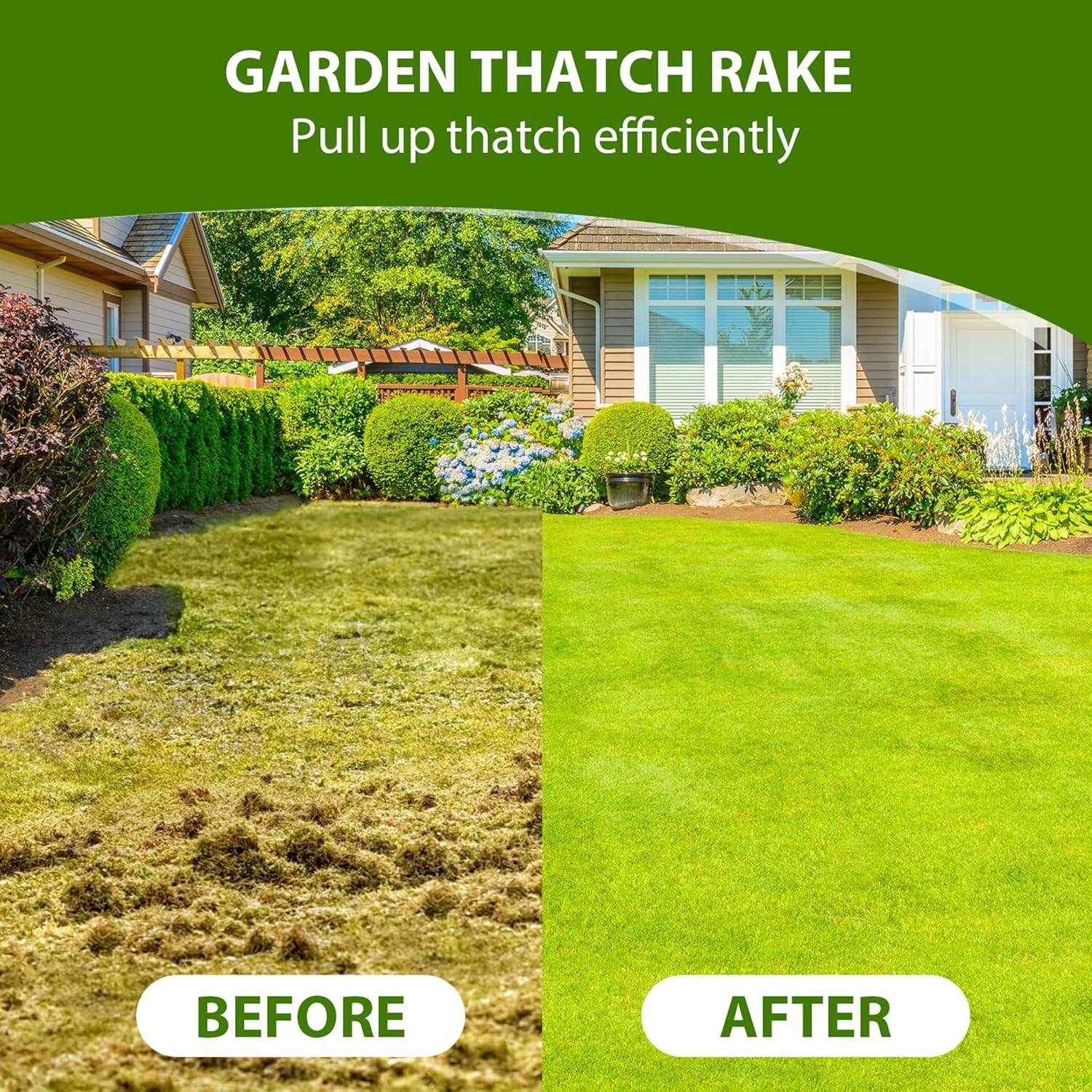 Grass Dethatcher Rake: image 6