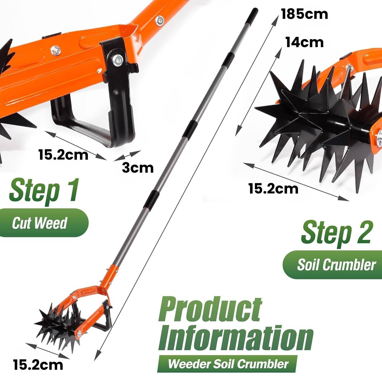 Hand Tiller and Weeder Tool: image 2