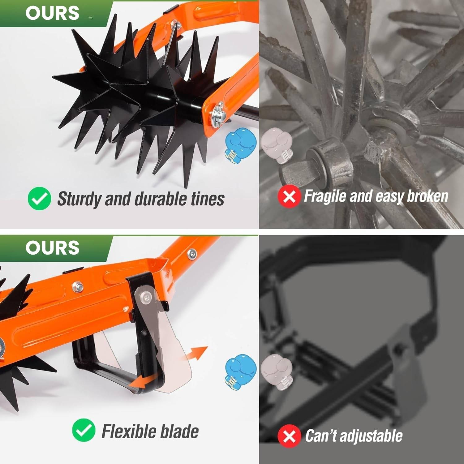 Hand Tiller and Weeder Tool: image 4